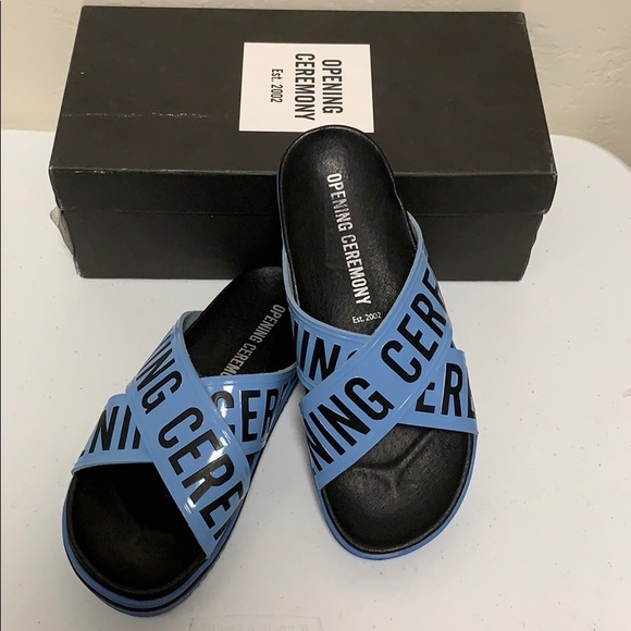 Opening Ceremony Berkeley Slide/Blue/size 39 - Picture 3 of 10